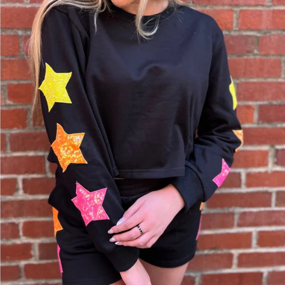 Neon moon 🎶🎤neon stars for you to sparkle on the plane or lounge around